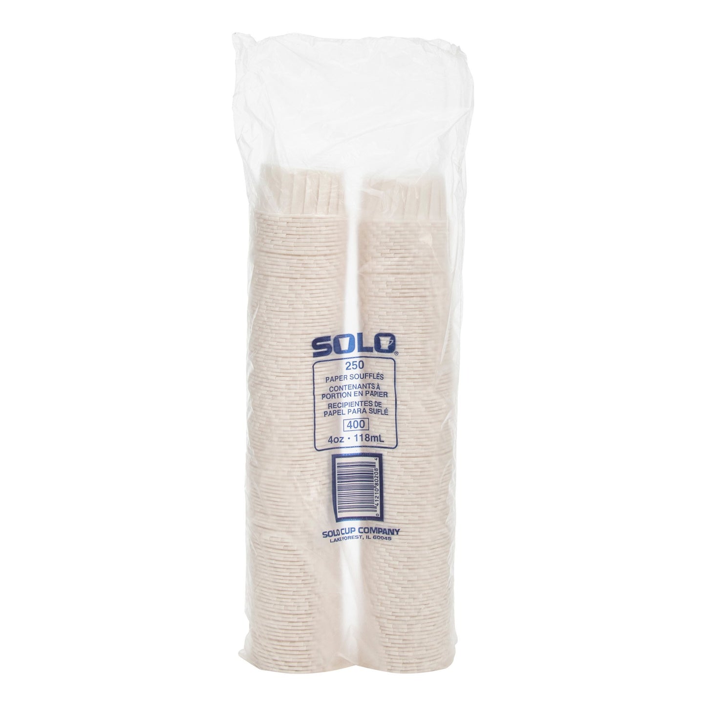 CUP, SOUFFLE TREATED 4OZ WHT (250/SL 20SL/CS)