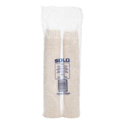 CUP, SOUFFLE TREATED 4OZ WHT (250/SL 20SL/CS)