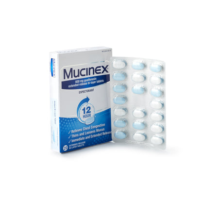 MUCINEX, TAB ER 600MG (20/BX)