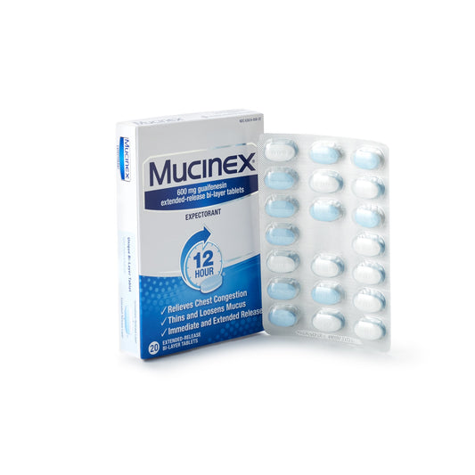 MUCINEX, TAB ER 600MG (20/BX)