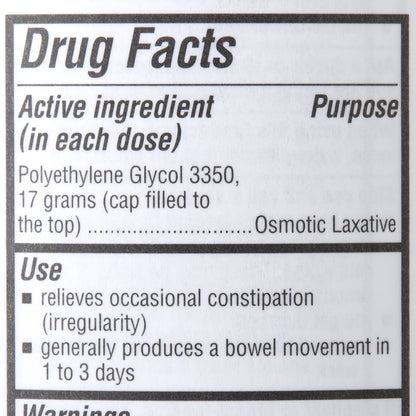 POLYETHYLENE GLYCOL, PDR 14DOSE 8.3OZ (12/CS)