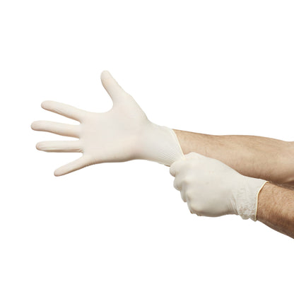GLOVE, EXAM VNYLSTRCH MED N/S TRILON-2000 (100/BX 10BX/CS)