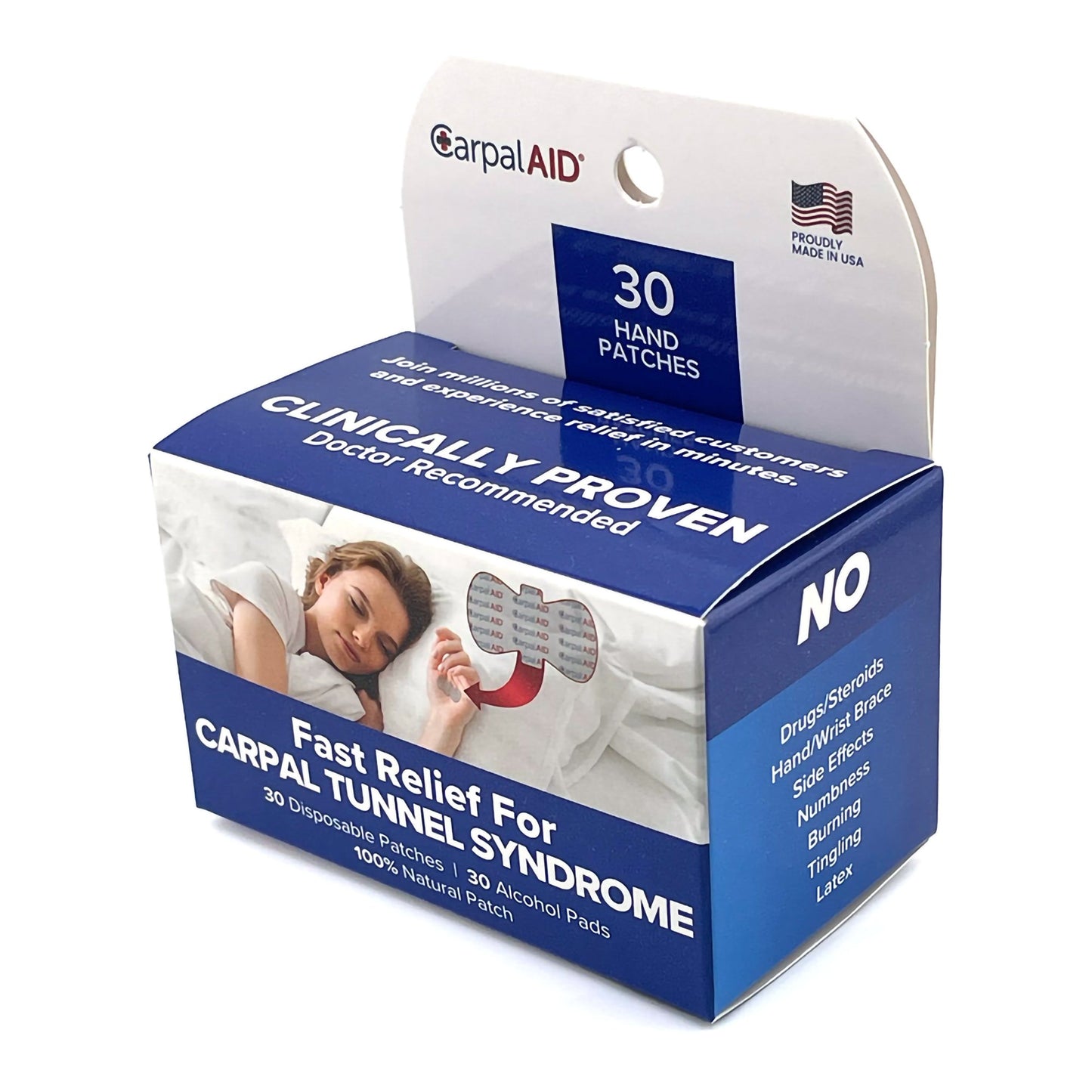 PATCH, CARPAL AID UNIV (30/PK 48PK/CS)