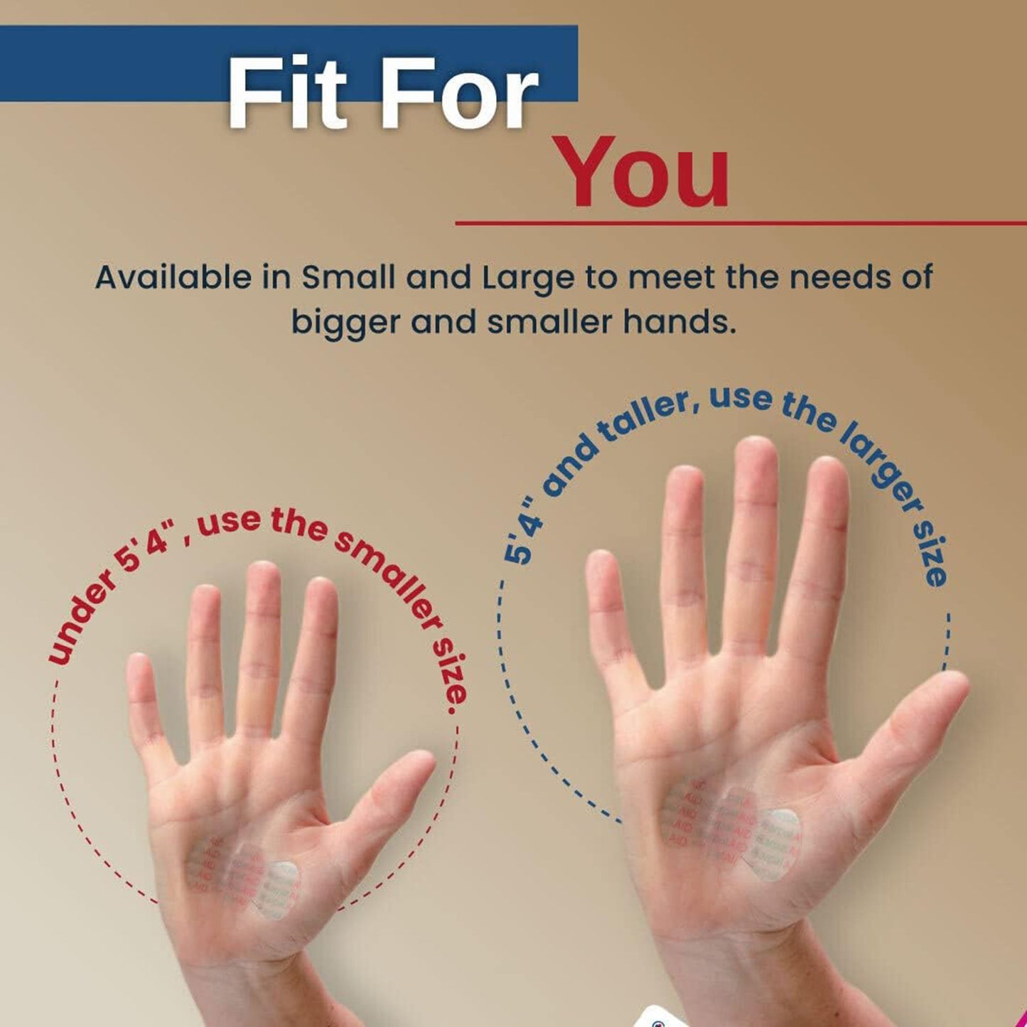 PATCH, HAND CARPAL AID PATCH PREGNANCY PK LG (15/PK 48PK/CS)