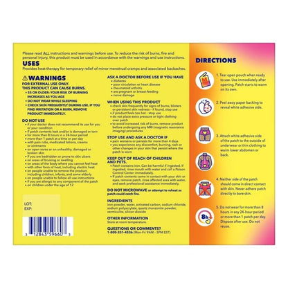 MIDOL, PATCH HEAT VIBES (3/CT)