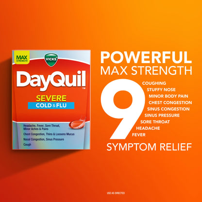 DAYQUIL, LIQ CAP VICKS SEVERE COLD & FLU (24/CT)