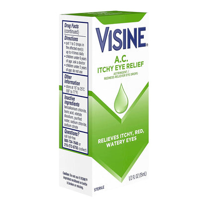 EYE DROPS, VISINE AC .5OZ (36BT/CS) J&JOTC