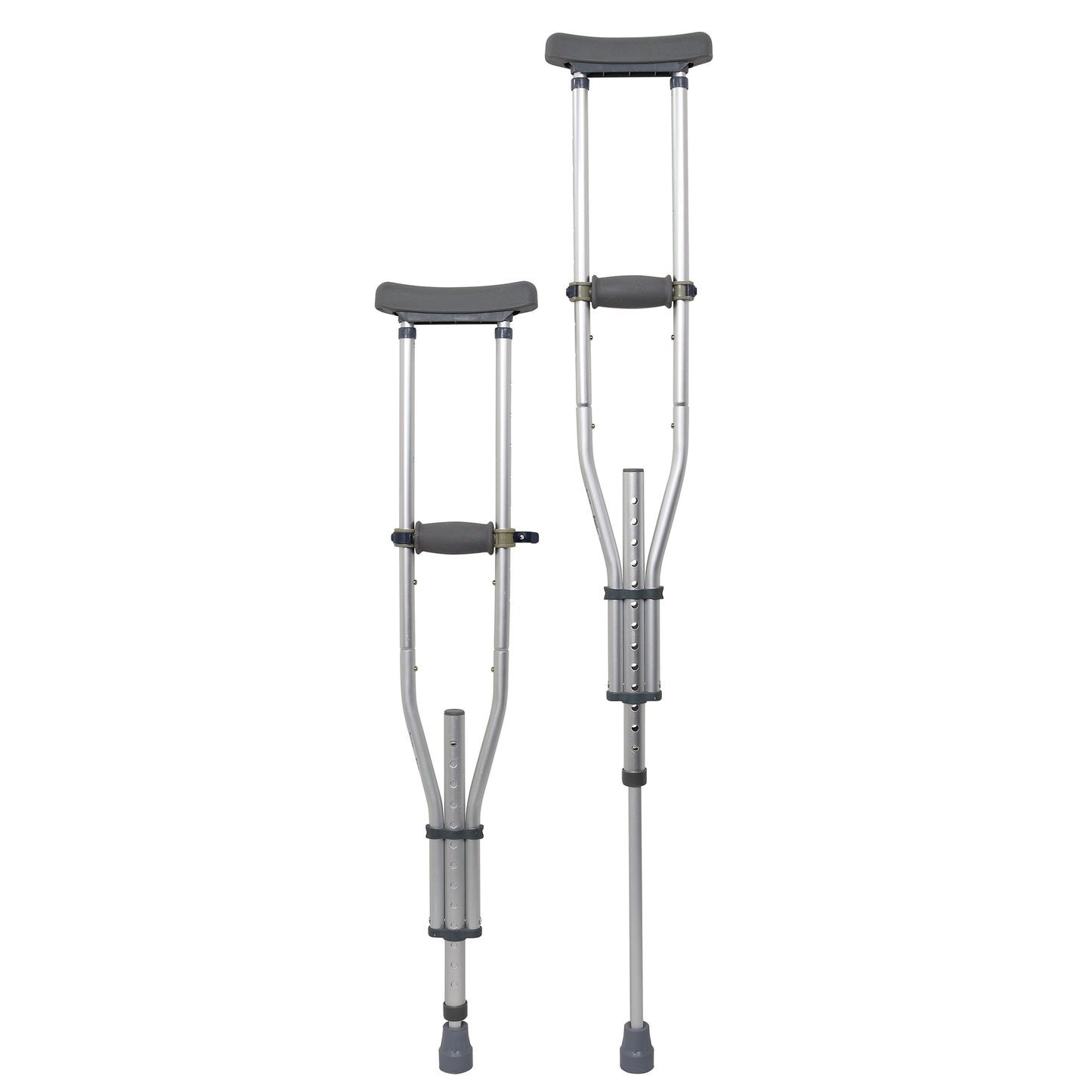 CRUTCH, UNDERARM ADJ ALUM UNIV38.5"-62.5" (1PR/BX 8BX/CS)