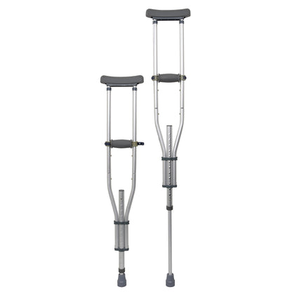 CRUTCH, UNDERARM ADJ ALUM UNIV38.5"-62.5" (1PR/BX 8BX/CS)