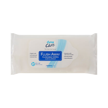 WIPE, WET FLUSHABLE ADULT 9X13" (24/PK 24PK/CS)