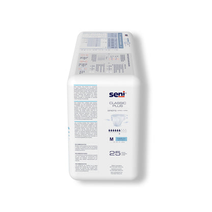 BRIEF, INCONT SENI CLASSIC PLUS MED 30"-43" (25/PK 4PK/CS)