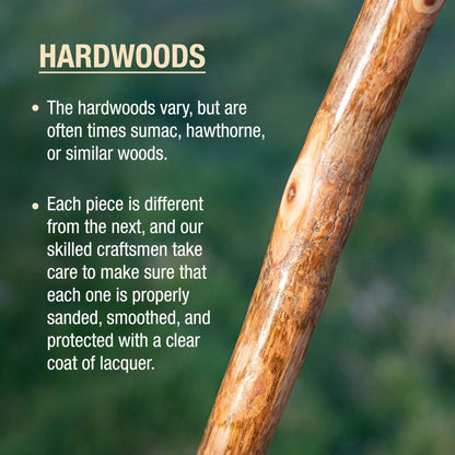 STICK, WALKING BRAZOS FREE FROM AMERICAN HARDWOOD 41"