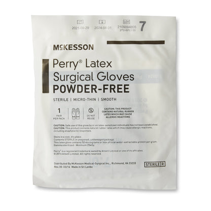 GLOVE, SURG LTX 7.0 STR2 SMTH MICROTHIN (50PR/BX 4BX/CS)