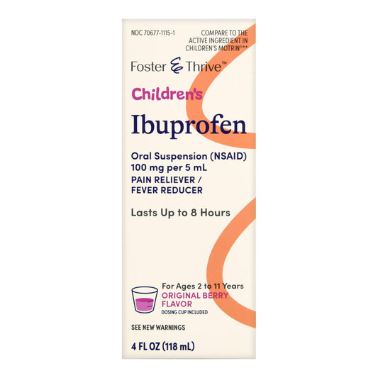 IBUPROFEN, SUSPN ORAL FT CHLD BERRY 4OZ