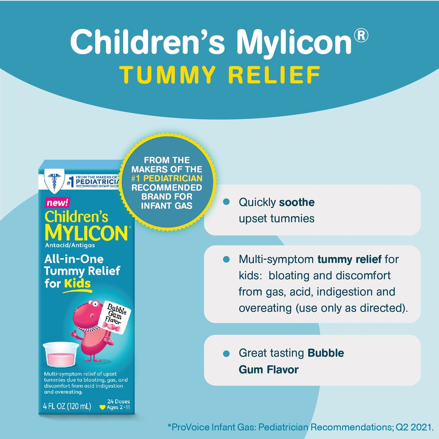 MYLICON, LIQ CHILDRENS TUMMY RELIEF 4OZ