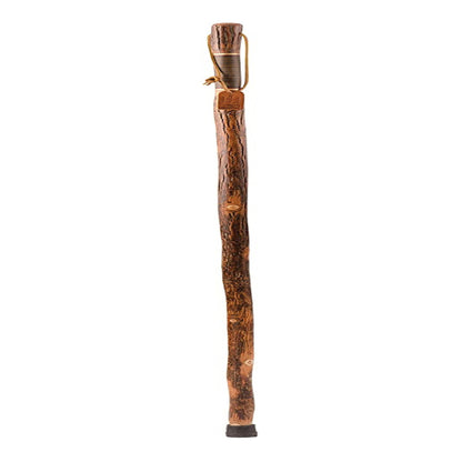 STICK, WALKING WOOD BRAZOS 58 FREE FORM LEATHER SAFARI 58"