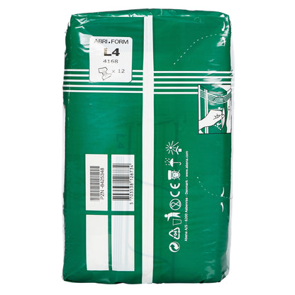 BRIEF, INCONT ABRI-FORM COMFORT L4 LG 4000ML (12/BG 3BG/CS)