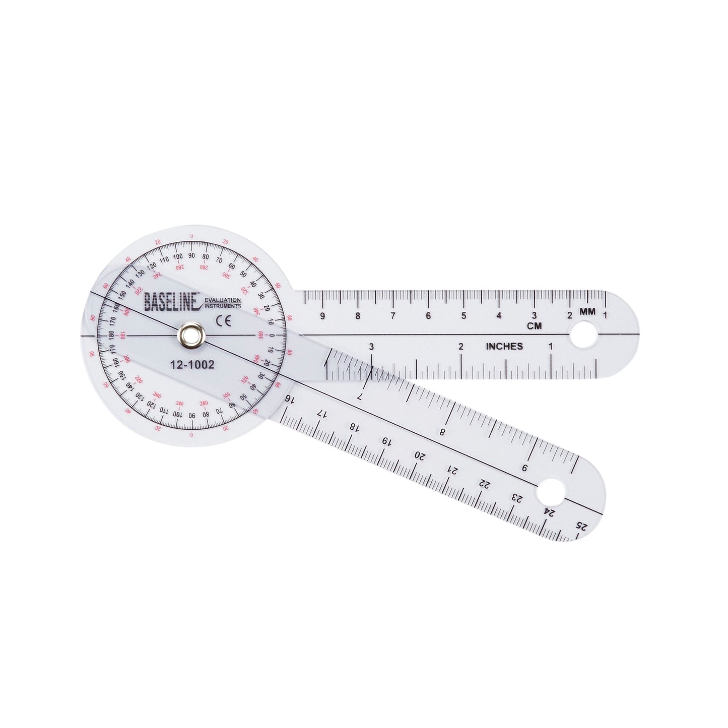 GONIOMETER, ISOM 360DEGREES PLAS CLR 6"
