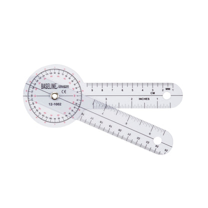 GONIOMETER, ISOM 360DEGREES PLAS CLR 6"