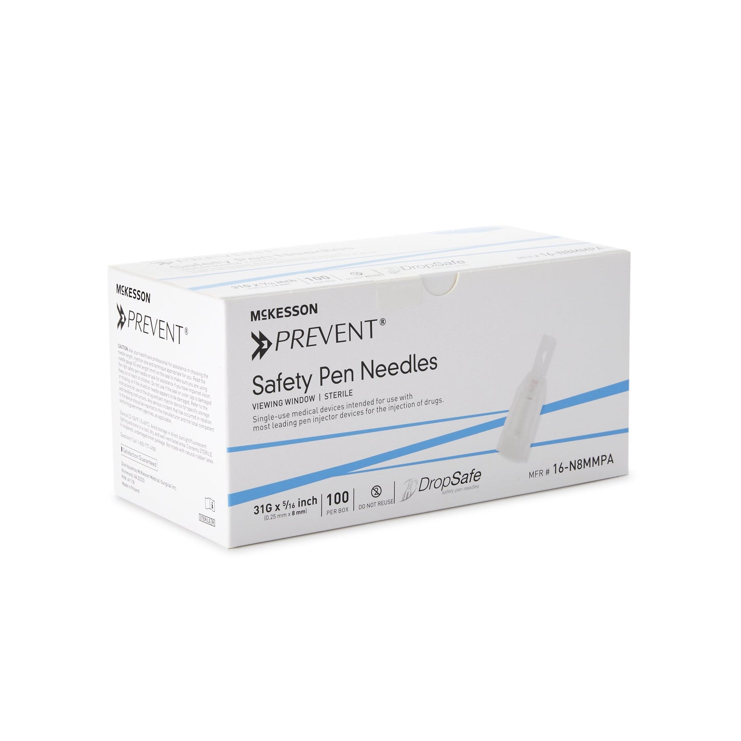 NEEDLE, SAFETY PEN 31GX8MM (100EA/BX 20BX/CS)