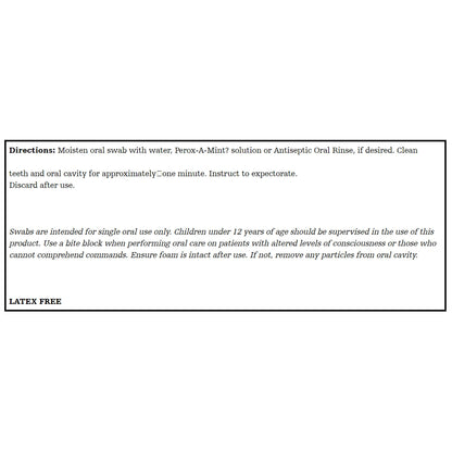 SWAB, ORAL UNTREATED (20/PK 50PK/CS)