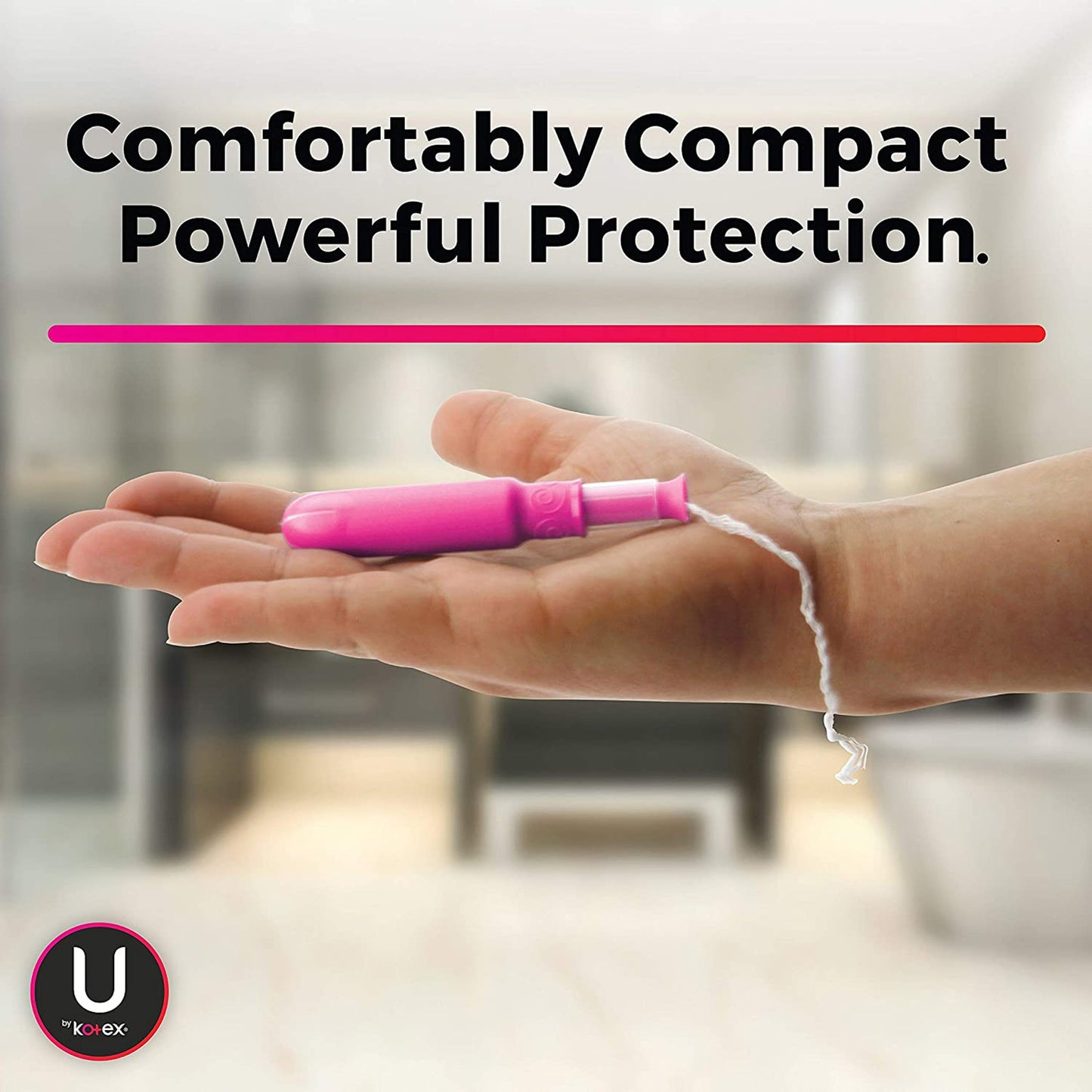 TAMPON, U BY KOTEX CLICK SUPERPREM REG ABSRB (16/PK 8PK/CS)