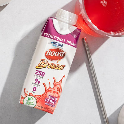 BOOST BREEZE, VARIETY ORG & WILDBERRY 8OZ (24/CS)