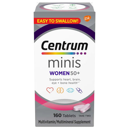 CENTRUM, TAB MINIS WMN 50+ MULTIVITAMIN (160/BT)