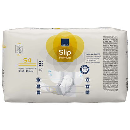 BRIEF, INCONT ABENA SLIP PREM ADLT S4 SM (25/PK 3PK/CS)