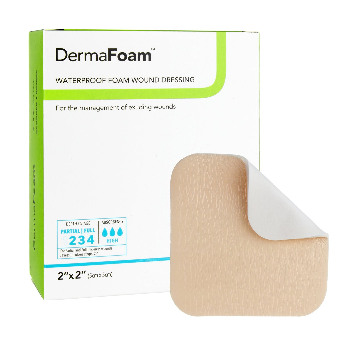 DRESSING, DERMAFORM 2"X2" (10/BX)