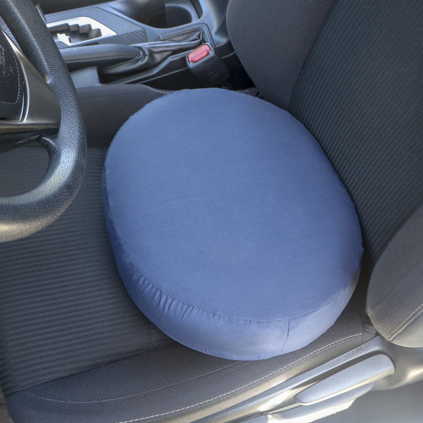CUSHION, DONUT NAVY BLU 16"
