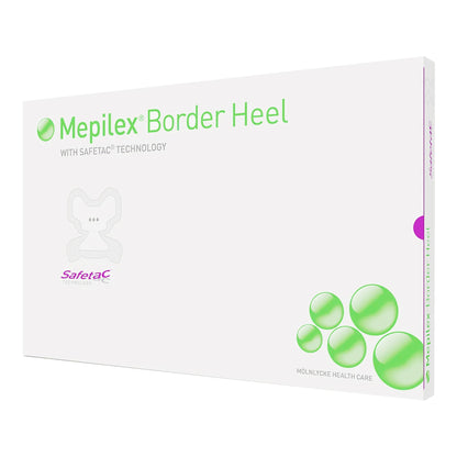 DRESSING, MEPILEX BORDER HEEL 22X23CM (10/BX 3BX/CS)