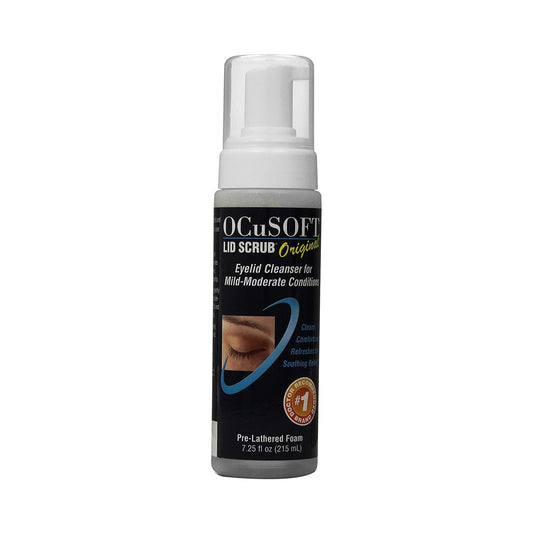 OCUSOFT LID SCRUB, FOAM 7.25OZ