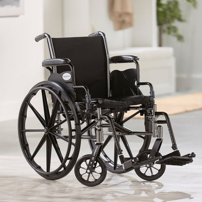 WHEELCHAIR, LTWT DDA SF 16" 300LBS