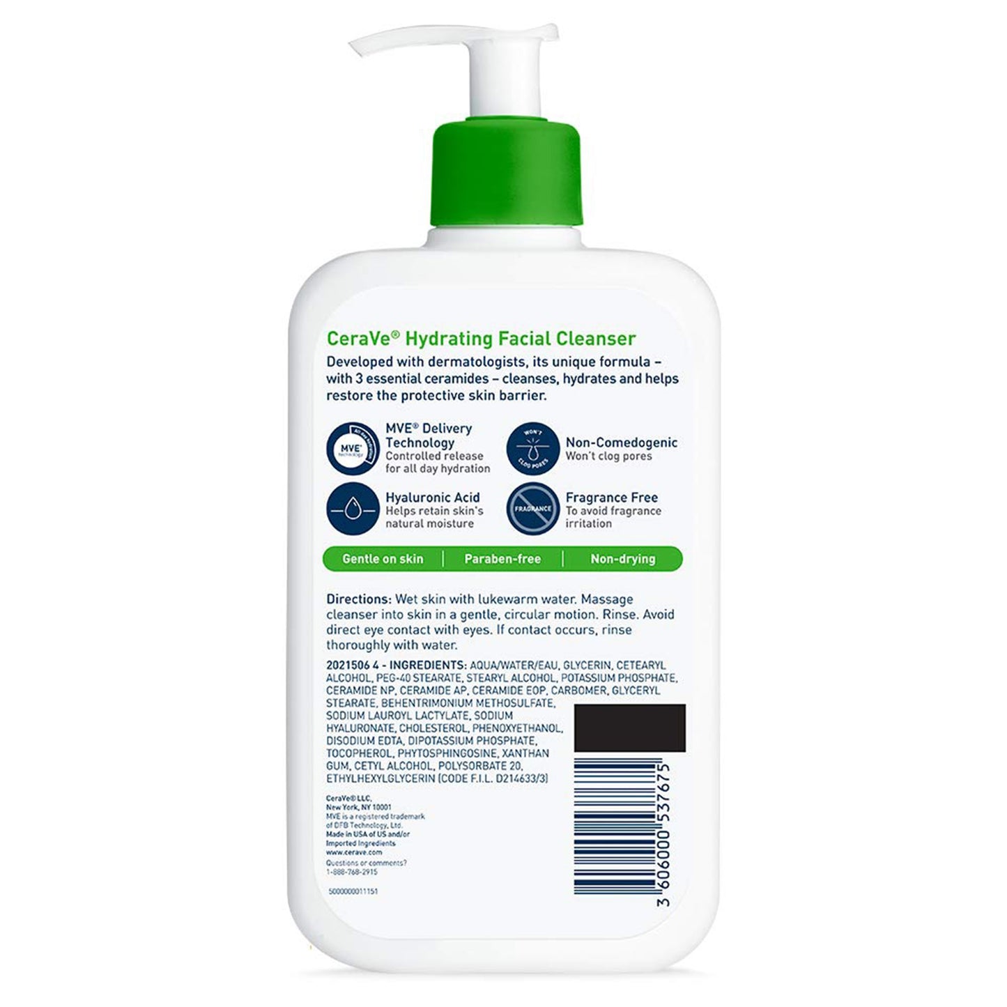 CERAVE, HYDRATING CLNSR 16OZ