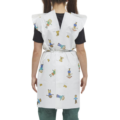 GOWN, EXAM T/P/T PED MCK KIDS PRNT 21X36 (50/CS)