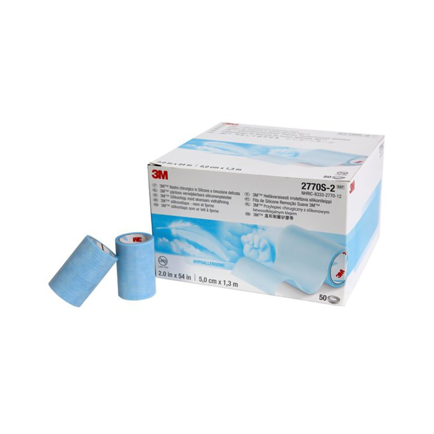 TAPE, SILICONE KIND REMOVAL 2X54" (50RL/BX 5BX/CS)