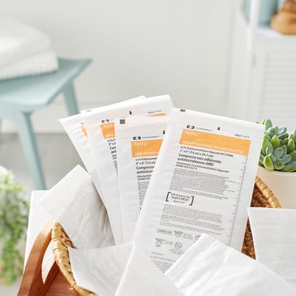 DRESSING, TELFA 3"X8" STR 1'S (50/TR 12TR/CS) KENDAL