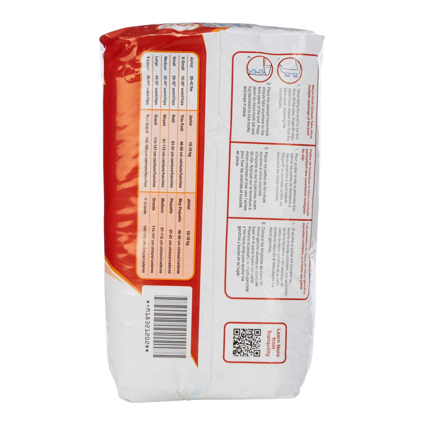 BRIEF, DISP ADLT SM (10/PK,10PK/CS)