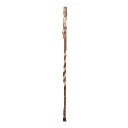 STICK, WALKING WOOD BRAZOS 48 FREE FORM IRON BAMBOO RED 48"