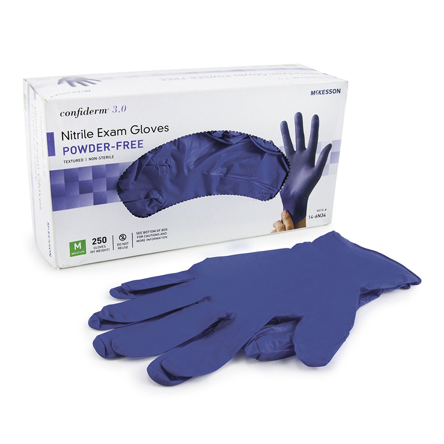 GLOVE, EXAM NTRL MED N/S 3.0 (250/BX 10BX/CS)