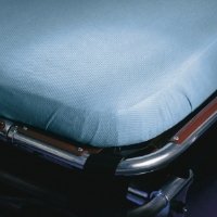 SHEET, STRETCHER FITTED 30X84 BLU (50/CS)