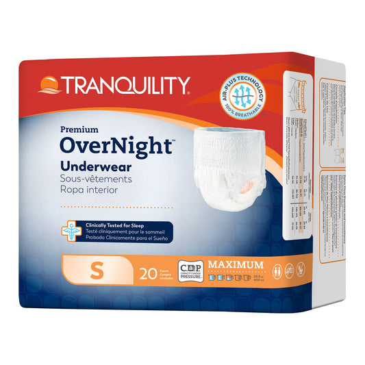 UNDERWEAR, TRANQUILITY OVERNT SM 22"-36" (20/BG 4BG/CS)