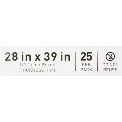 BAG, WATER SOLUBLE HEAVY DUTY 28"X39" 30-35GL (100/CS)