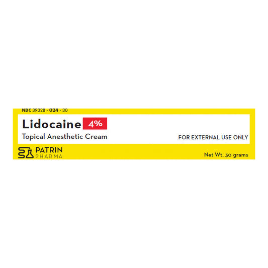 LIDOCAINE, CRM 4% 30GM