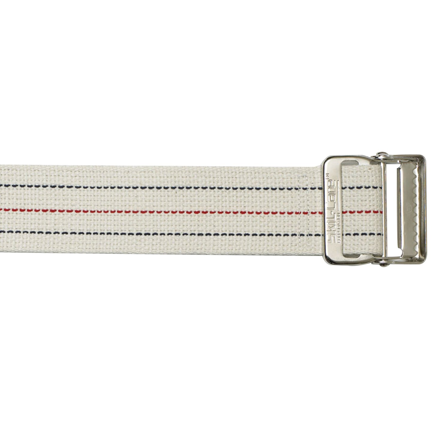 BELT, GAIT BARIATRIC W/METAL BUKLE WHT 72"