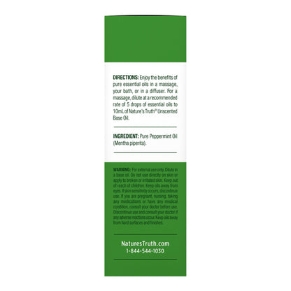 NATURES TRUTH, OIL ESSENTIAL PEPPERMINT 15ML