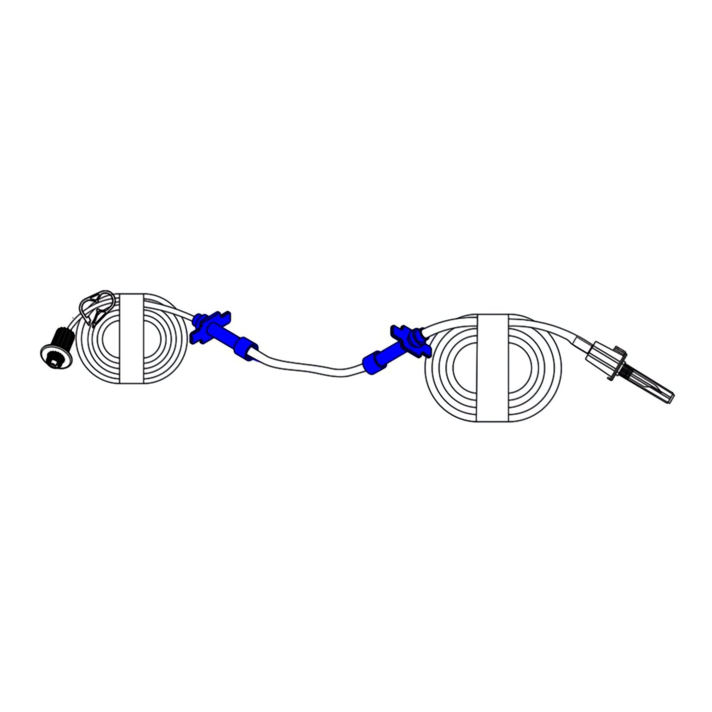 TUBING SET, PUMP ML LUER LOCK OUTLET STR VENTED (10/BX)