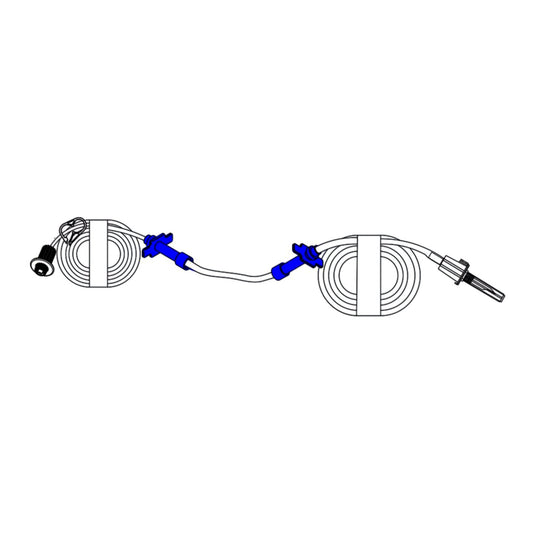 TUBING SET, PUMP ML LUER LOCK OUTLET STR VENTED (10/BX)