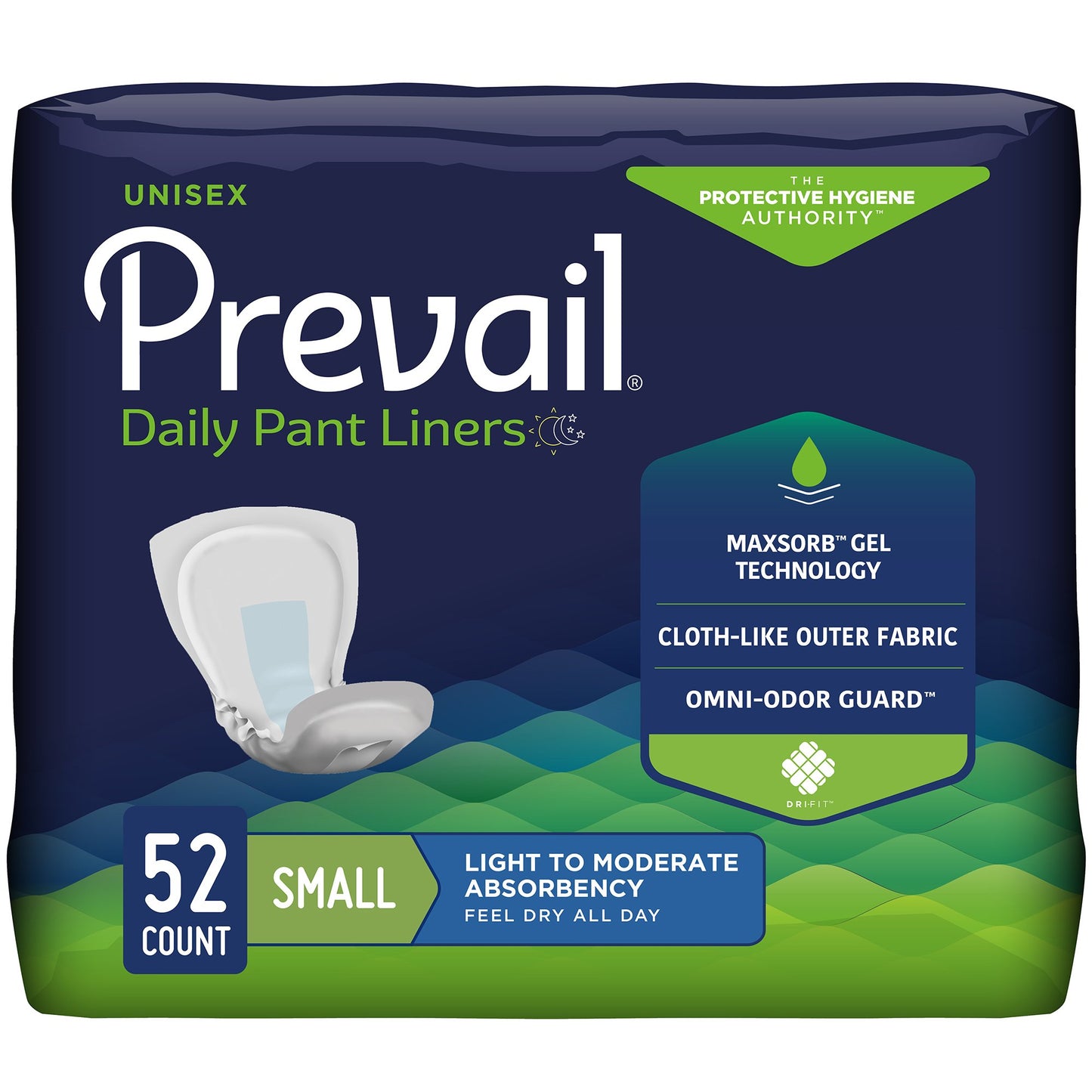 LINER, INCON PANT PREVAIL LT MED (52/BG 4BG/CS)